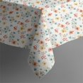 thumbnail image 5 of Pioneer Flower Floral Print Pattern Square Tablecloth, Waterproof Wipeable Spillproof Washable Table Cover for Home Kitchen Party and Daily Decor 42"x42", 5 of 6
