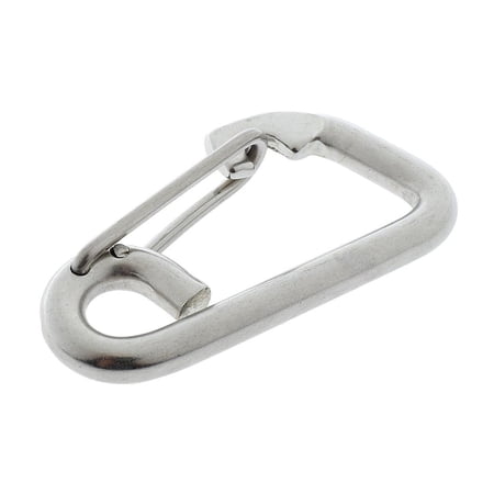 304 Stainless Steel Snap Hook Carabiner, Outdoor Camping Canoe - 6cm