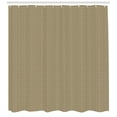thumbnail image 3 of Earth Tones Shower Curtain, Geometric Wavy Trippy Triangles Fractal Unusual Graphic Composition, Fabric Bathroom Set with Hooks, 69W X 84L Inches Extra Long, Umber Pale Yellow, by Ambesonne, 3 of 3