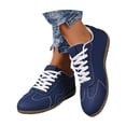 thumbnail image 3 of Uobin Women's Low Top Casual Lace Up Sneakers Fashion Minimalist Unisex Couple Matching Shoes Lightweight for Spring Summer, 3 of 9