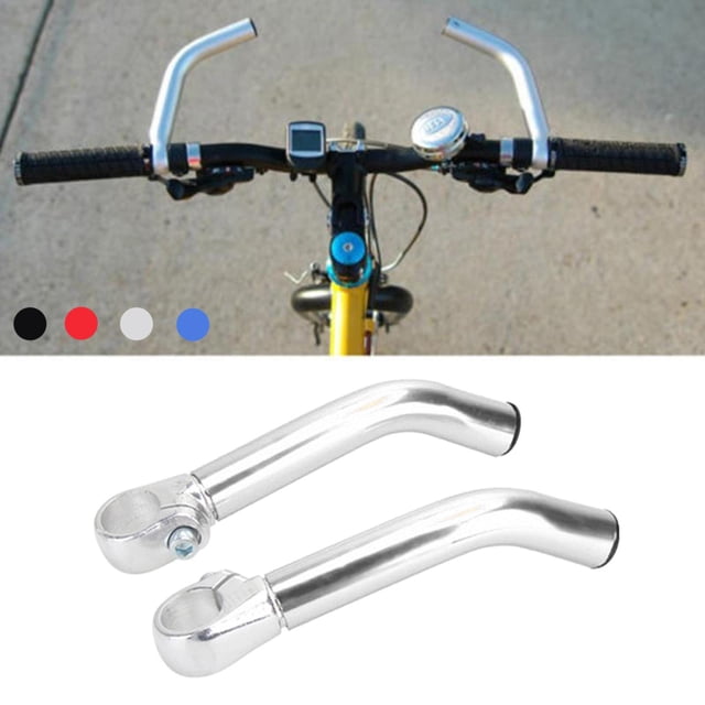 Manillar de reposabrazos perfecl Aleación de aluminio para bicicleta de triatlón Aerobarras Plata 15 cm