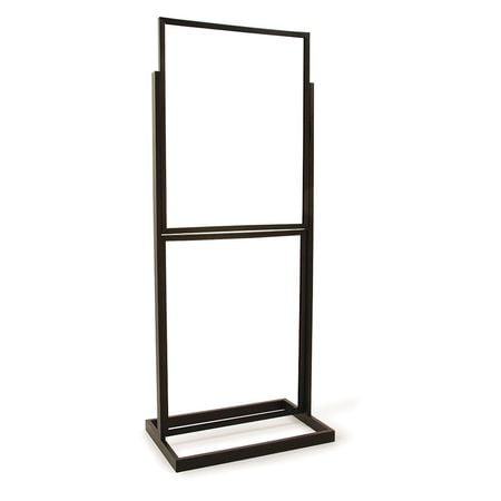 - Sign Holder,Dbl Bulletin,Black,22