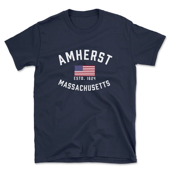 Amherst Massachusetts Patriot Men's Cotton T-Shirt