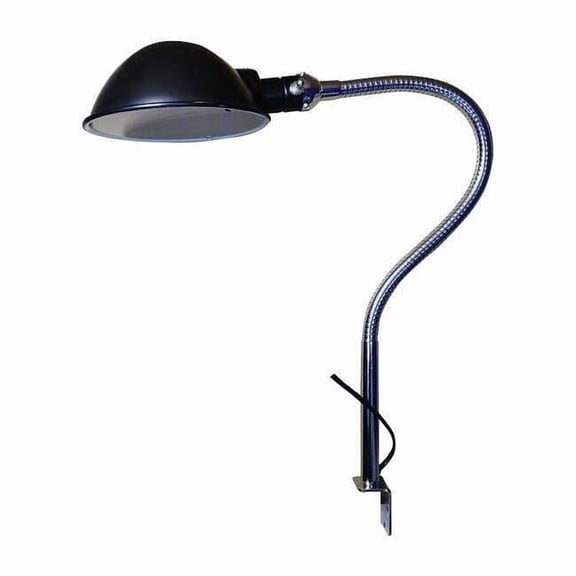 Lumapro Task Light, LED, 7.7W, BLK, 35in, Gooseneck 33HP82