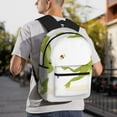 thumbnail image 6 of Honeii Hunting Frog Print School Backpack,Casual Lightweight Travel Rucksack Daypack,Backpacks for College High, 6 of 6