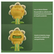 thumbnail image 5 of "Pistola De Burbujas Juguetes Eléctrica Con Luz Amarillo diseño Flor  Lab.G Verde", 5 of 5