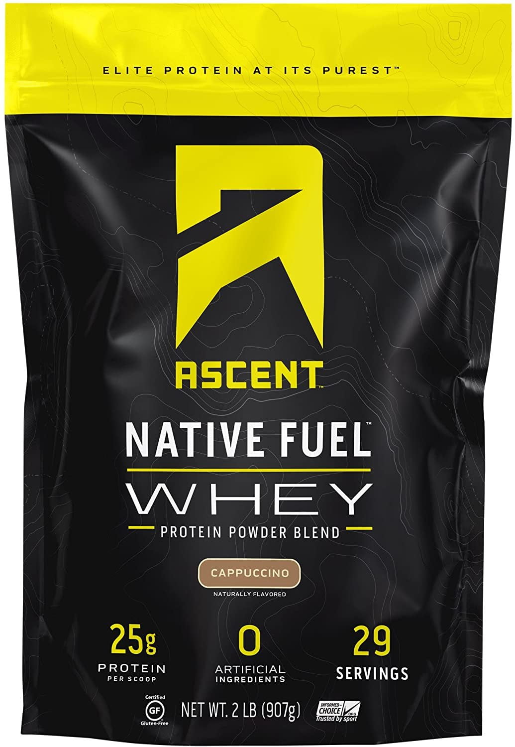 Ascent Native Fuel Whey Protein Powder Cappuccino 2 lbs Walmart