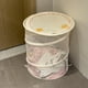 thumbnail image 5 of Cesto de ropa sucia plegable de pared | Cesto de gran capacidad con tapa | Tela impermeable para baño y hogar, 5 of 6