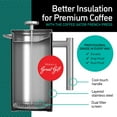 thumbnail image 2 of Coffee Gator Vacuum Layered Stainless Steel French Press Coffee Maker, 2 of 9