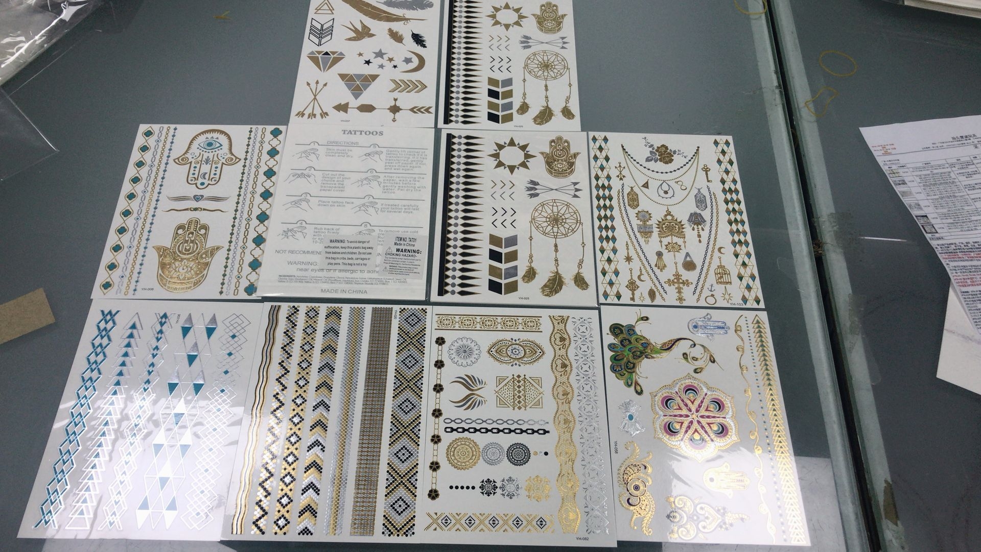 Temporary Tattoos Women and Teen Girls Jewelry