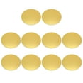 thumbnail image 1 of 10 Pcs Pastilles à Gâteau Rondes Dorées Planche à Gâteau Créative Pastilles à Gâteau Délicates, 1 of 8