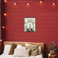 thumbnail image 3 of Stupell Industries - Merry Christmas Green Stockings Brown Floating Frame Canvas Art, 17 x 21, Made In USA, 3 of 8