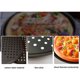 thumbnail image 5 of Sartén perforada para Pizza de 10 pulgadas de 4 piezas, revestimiento antiadherente de acero, fácil de limpiar, sartén para Pizza, 5 of 5