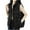Black, variant on Women's Puffer Vest Lightweight Sleeveless Jacket Stand Collar Zip Up Quilted Coats Warm Winter Outdoor Casual Travel Hiking
