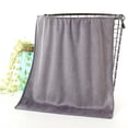thumbnail image 4 of Tuvgenk Bath Towels Quick Dry Absorbent Microfiber Bath Towel Pill Resistant Gray Fade Resistant Thick Soft 30x14 inch for Home Bathroom Shower, 4 of 4