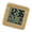 Bamboo wood grain, variant on Modern Small Alarm Clock for Bedroom with Voice Control Night Light and Snoozes