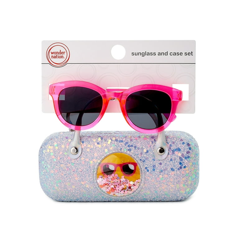 Girls sunglasses with case 2025