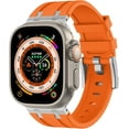 thumbnail image 3 of VeveXiao Luxury Designer Rugged Band for Apple Watch Ultra 2/Ultra Band 49mm 45mm 44mm 42mm, Silicone Strap Waterproof Replacement Band for iWatch iWatch Series 9 8 7 6 5 4 3 2 1 SE, 3 of 9