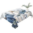 thumbnail image 2 of Blue Pumpkin Fall Table Cloth Waterproof Tablecloths, Thanksgiving Watercolor Eucalyptus Leaves Tablecloth Dining Table Cover for Kitchen Party Tabletop Outdoor, Rectangle Tablecloth 52x70 Inch, 2 of 9