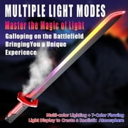 44CM Led Light-Up Sword With Spark And Spray Effects, One-Handed Automatic Activation, Realistic Toy For Kids And Teen, Battery-Operated With Long-Lasting