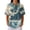 Light Blue, variant on Women's Golf Polo Shirts Collared V Neck Short Sleeve Plus Size Casual Henley Waffle Knit Button-Up Top
