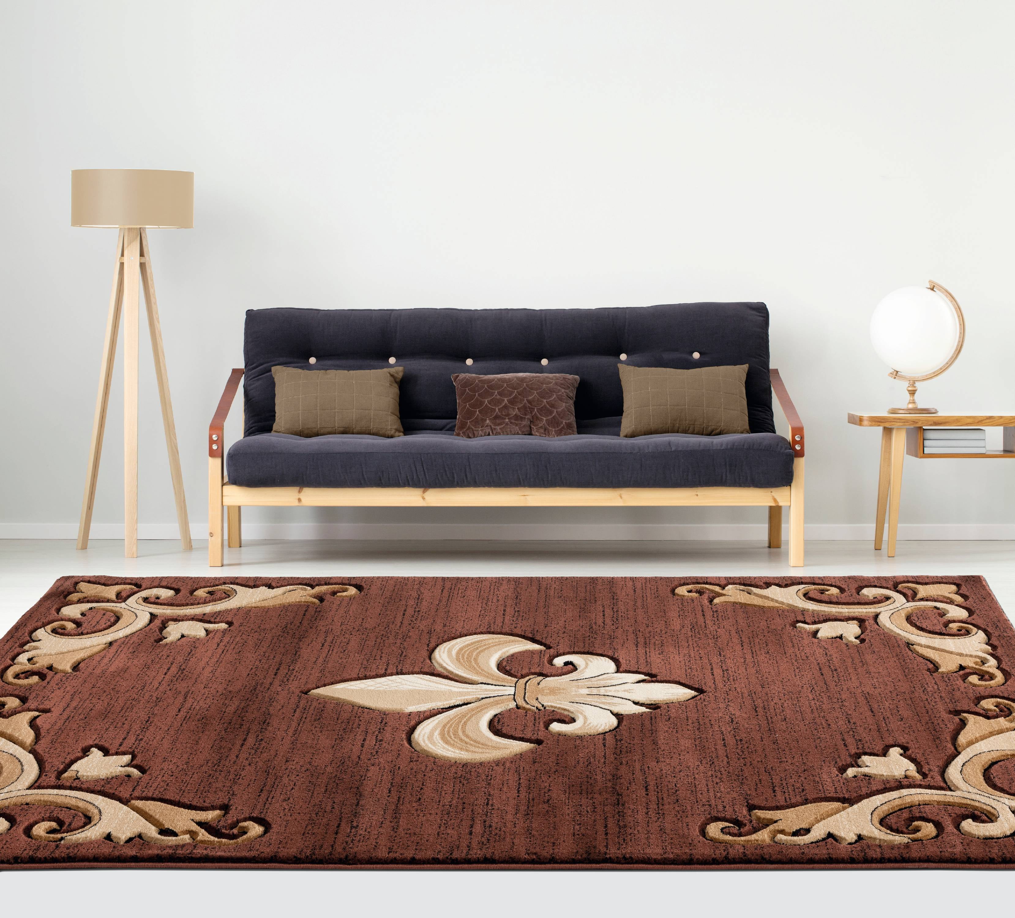 United Weavers Drachma Diana Traditional Medallion Accent Rug, Brown, 1'10" x 2'8"