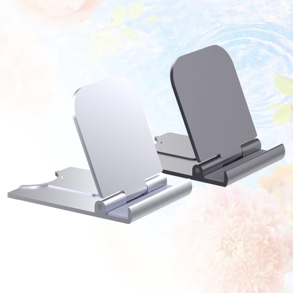 Luxshiny 2Pcs Desktop Phone Holder Assorted Colors Foldable Multi-Angle Tablet Stand