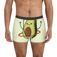 thumbnail image 4 of Wukai Avocado1 Print Men’s Underwear Breathable Boxer Briefs,&nbsp;Moisture Wicking & Breathable-Large, 4 of 7