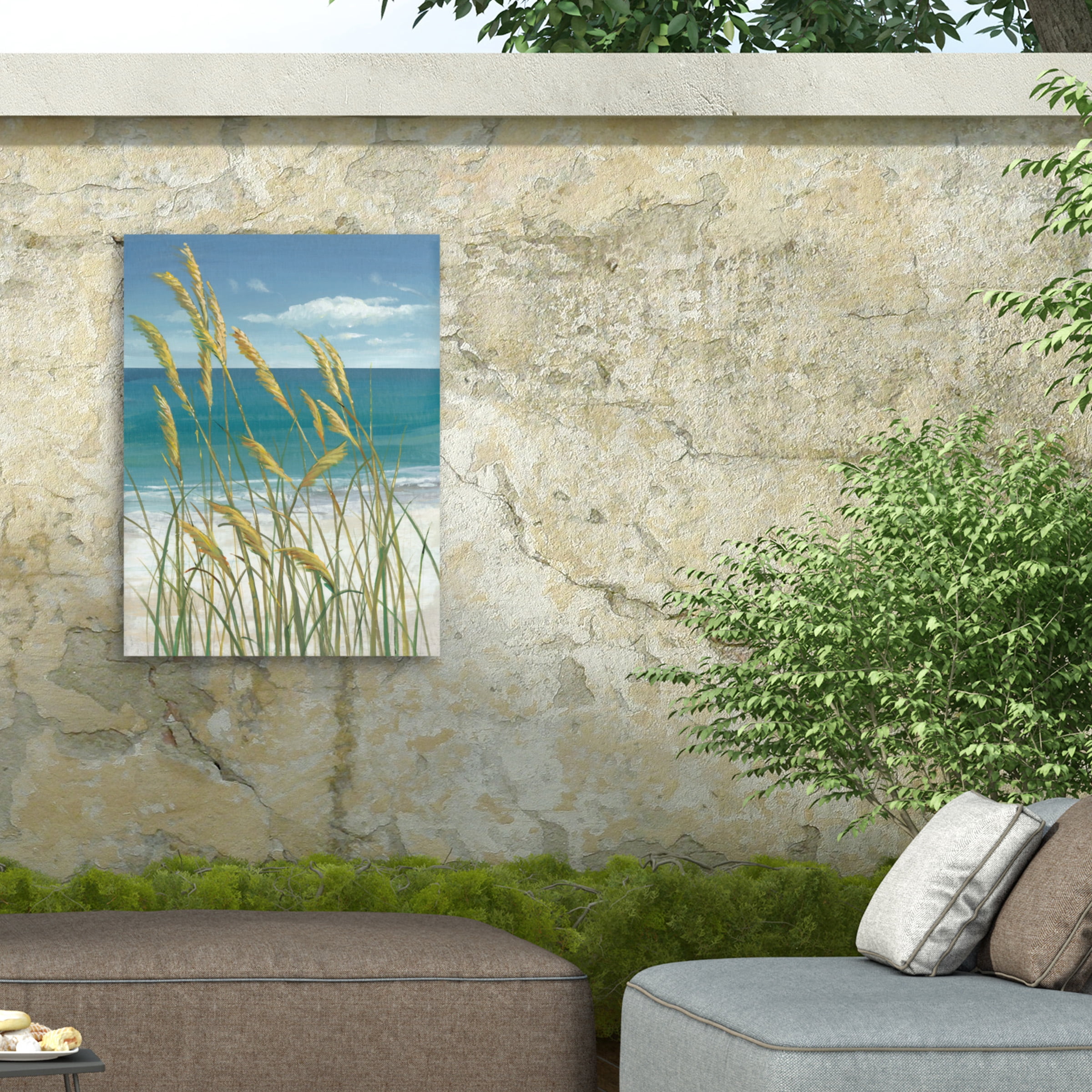 Tim O'Toole 'Ua Ch Summer Breeze I' Outdoor Canvas 19x14
