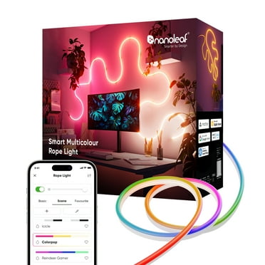 Nanoleaf Essentials Matter LED Rope Light, Multicolor Lightstrip, 5m (16.4ft), Indoor