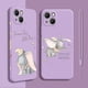 thumbnail image 4 of Funda de teléfono Dumbo Anime para Apple iPhone 15 14 13 12 Mini 11 Pro XS MAX XR X 8 7 Plus funda de cuerda líquida izquierda, 4 of 5
