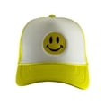 thumbnail image 2 of Gravity Threads Smile Face Casquette de Camionneur Ajustable Brodée - Smile - Blanc/jaune, 2 of 2