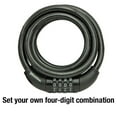 thumbnail image 3 of 8370D 5 Ft. Braided Steel Cable With Vinyl Coating Set Your Own Combination Bike Lock, 3 of 5