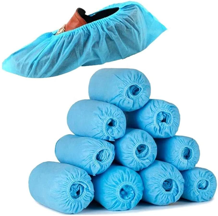 110PCS Non-Slip Boot Overshoes Protector Non-Woven Shoe Covers for Carpet Floor Protection