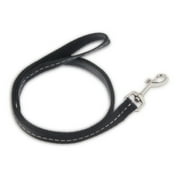 Vibrant Life Solid Nylon Dog Leash, Black, Medium 5 feet