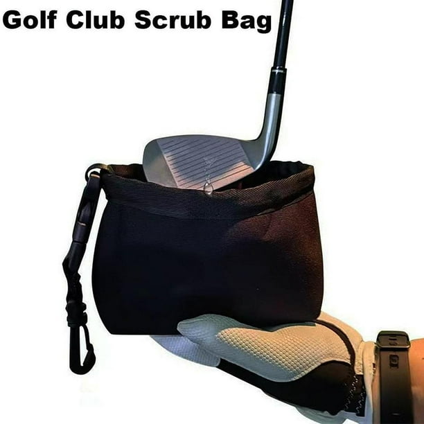 Cleaner de clubes de golf para bolsa de golf, bolsa de limpiador de bolas de golf, accesorios de bolsas de clubes de golf, lavadora de pelota de golf,