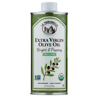 La Tourangelle Organic Extra Virgin Olive Oil, 25.4 fl oz (750 ml)