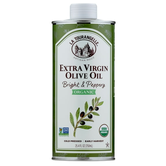 La Tourangelle Organic Extra Virgin Olive Oil, 25.4 fl oz (750 ml)