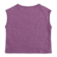 thumbnail image 3 of Chenyin Baby Toddler Boys Girls Tanks Tops Bamboo Cotton Sleeveless Tees Solid Color Vest Unisex Crewneck Summer T-Shirt for Kids 9M-7T, 3 of 7