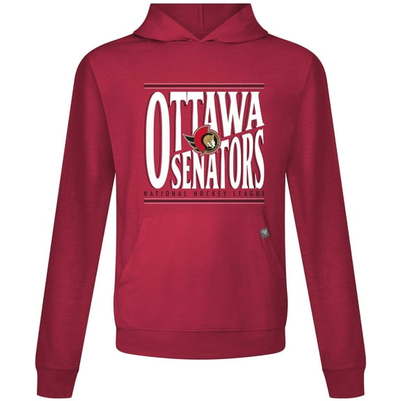 Men's Levelwear  Red Ottawa Senators Relay Powerhouse Pullover Hoodie