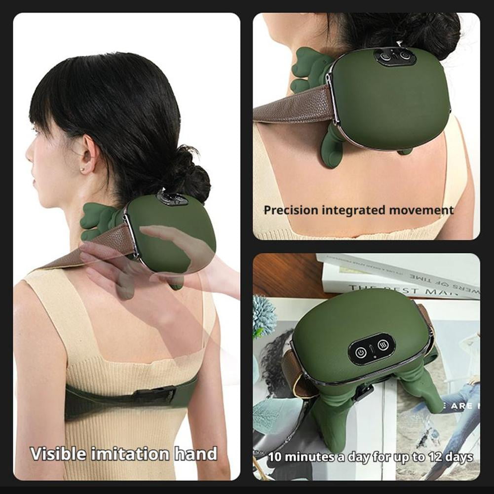 Neck Massager, Massage Master for Shoulder for Deep Tissue, Electric Kneading Massage Pillow, Electric Cordless Gifts to Men Women