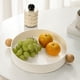 thumbnail image 1 of Simplicity Round Solid Wood Handle Tray Living Room Entrance Fruit And Vegetable Small Objects Storage Tray Desktop Storage Tray Storage Tray, 1 of 6