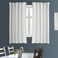 thumbnail image 6 of Half Price Drapes Chalk Off White Bellino Textured Faux Linen Room Darkening Curtains For Bedroom & Living Room Curtains(1 Panel), Curtains 63 Inches Long, 50W X 63L, 6 of 11