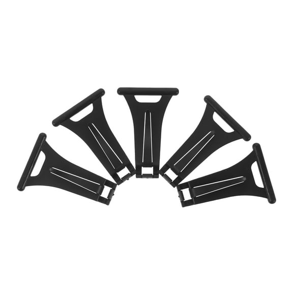 Soimiss 5pcs RV Awning Light Clips Plastic Black for Indoor and Outdoor Decor