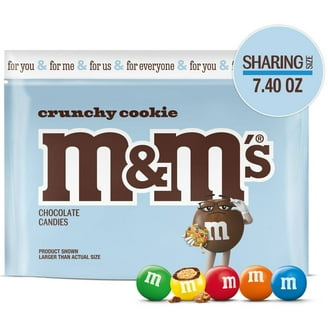エムアンドエムズ M&M M&M's Crunchy Cookie Milk Chocolate Candy, Share Size - 2.83 oz