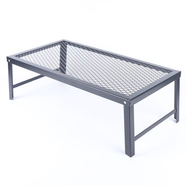 ELK Portable Folding Campfire Grill - Stainless Steel Cooking Grate For Outdoor Camping & BBQ