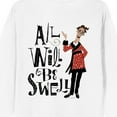 thumbnail image 4 of Coraline All Will Be Swell Crew Neck Long Sleeve White Adult Sweatshirt
-Small, 4 of 7