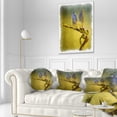 thumbnail image 3 of Designart Dragon Fly Watercolor Illustration - Animal Throw Pillow - 12x20, 3 of 5