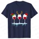 thumbnail image 1 of Camisetas navideñas de vino para mujer, ropa, camisetas divertidas de dibujos animados, camiseta de moda Kawaii, camisetas coreanas para mujer, camisetas navideñas para vino, 1 of 5