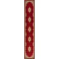 thumbnail image 1 of Unique Loom 3119291 Area Rug, 3 Feet x 16 Feet 5 Inch, Burgundy/Ivory, 1 of 1